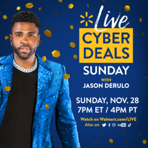 Affiche du Live Cyber Deals Sunday avec Jason Derulo