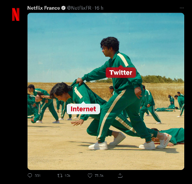 Netflix sur Twitter